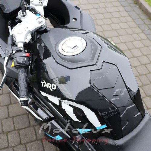 Motocykel Taro TR400 GP1, čierna s modrou