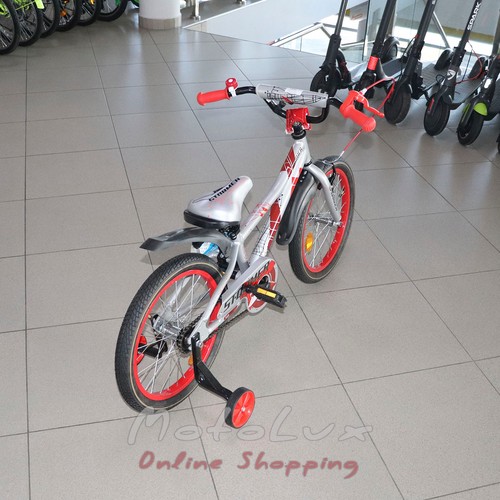 Дитячий велосипед Formula 18 Stormer, рама 9, silver n red, 2021