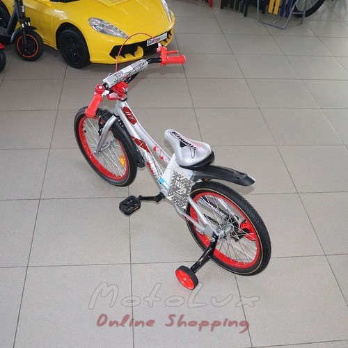 Children's bike Formula 18 Stormer, frame 9, silver n red, 2021