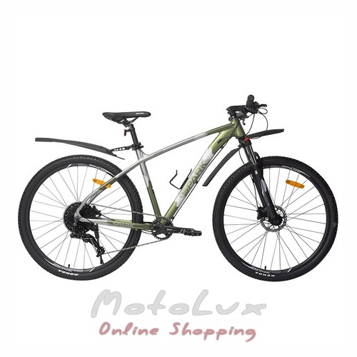 Гірський велосипед Spark X900, колесо 29, рама 19, зелений з сірим