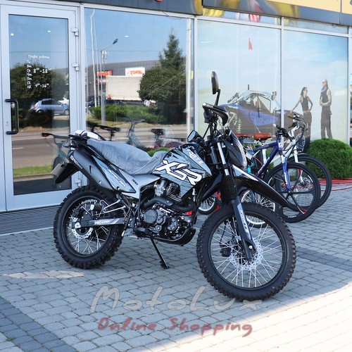 Motocykel Forte Cross 300, šedá