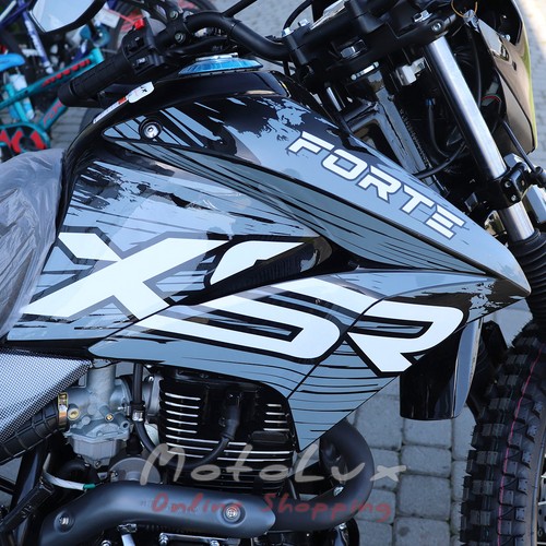 Forte Cross 300 motorcycle, gray