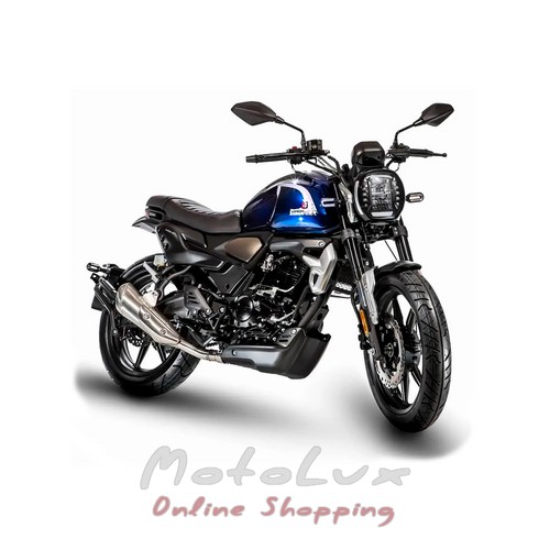 Loncin LX250 12C, Voge AC4 motorcycle, black with blue