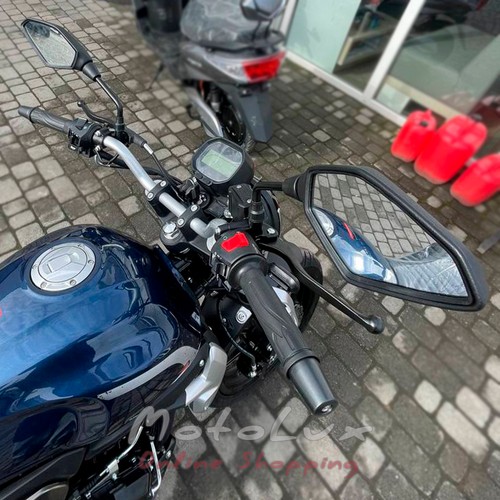 Motocykel Loncin LX250 12C, Voge AC4, čierna s modrou