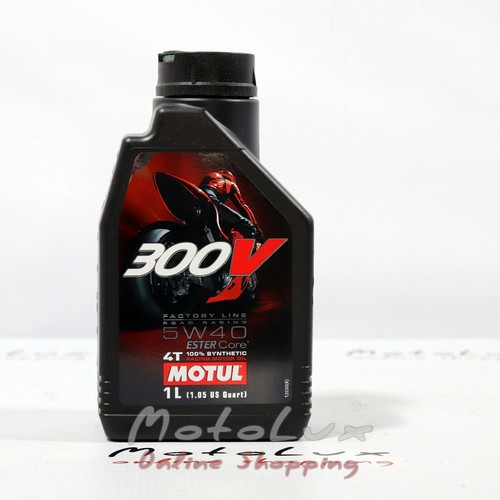 Олива Motul 300 V 4T Factory Line Road Racing SAE 5W40