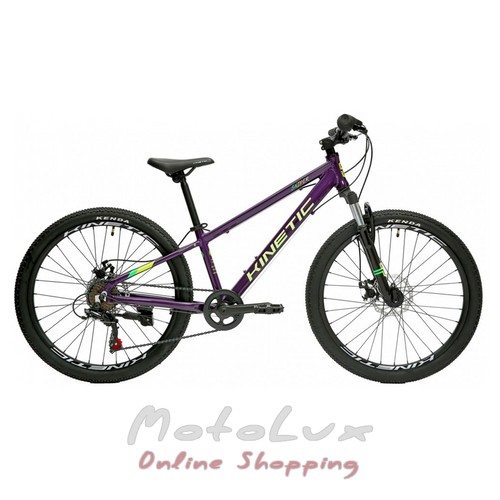 Horský bicykel Kinetic Sniper, kolesá 24, rám 12, fialový