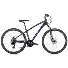Spelli SX 2700 Mountain Bike, L Frame, 29 Wheel, Black with Purple
