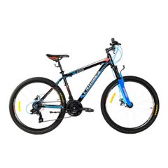 Dospievajúci bicykel Crosser XC 200 Boy, koleso 24, rám 11.8, čierna s modrou