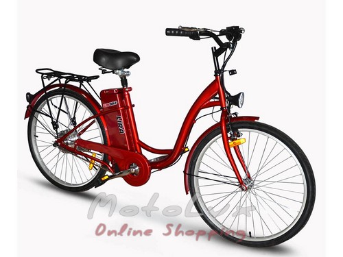 Elektromos kerékpár Skybike Lira,  26", 350 W, 36 V, red