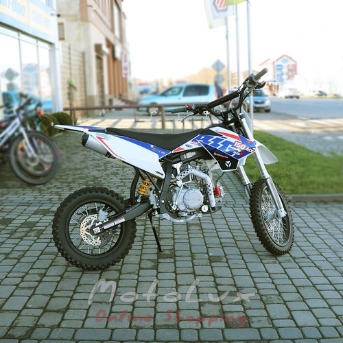 Мотоцикл YCF Bigy 150 MX E, білий з синім