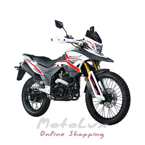 Forte FT300 CFB motorkerékpár, fekete fehérrel pirossal