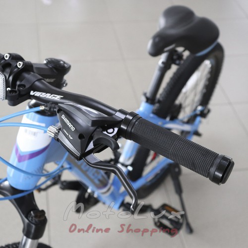 Підлітковий велосипед Virage Locri AM DD EF500, колеса 24, рама 13, 2020, white n blue