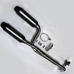 Twin Pipe Muffler for X-Pit Motorcycle