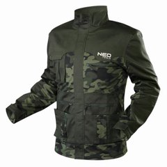 Куртка робоча Camo - XL, 60% бавовна, 40% поліестер, 255 г/м2