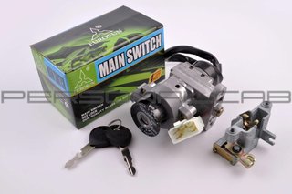 Ignition switch, set, Yamaha BWS 100 4VP