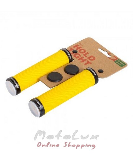 Grips Green Cycle GC-G211 130mm yellow with two black locks