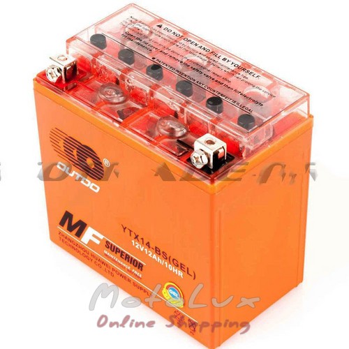 Battery Outdo YTX14-BS, 12V12Аh, gel