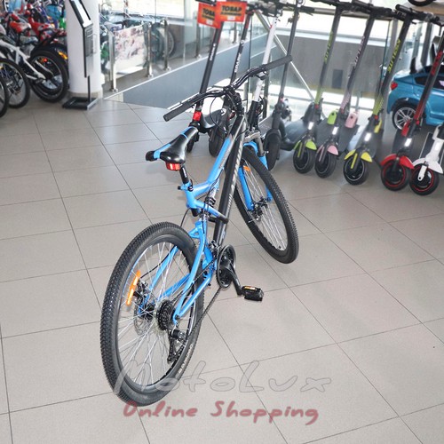 Azimut Scorpion GFRD mountain bike, 26 kerék, 17 váz, fekete kékkel