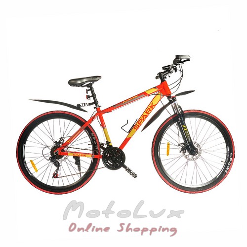Spark Hunter mountain bike, 27.5 wheel, 17 frame, orange