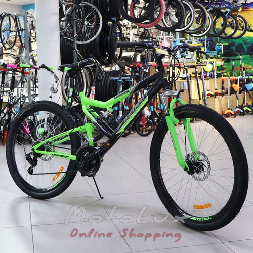 Mountain bike Azimut Scorpion GFRD, wheels 26, frame 17, green