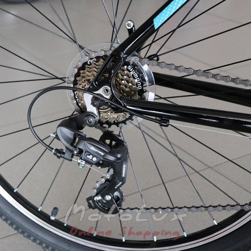 Mountain bike Pride Stella 6.1, wheels 26, frame S, 2020, black n blue