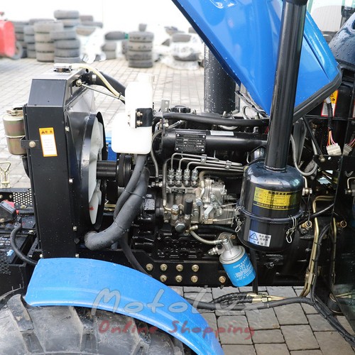 Трактор DW 404 АC, 40 л.с., 4х4, 4 цил, 2 гидровыхода, кабина blue