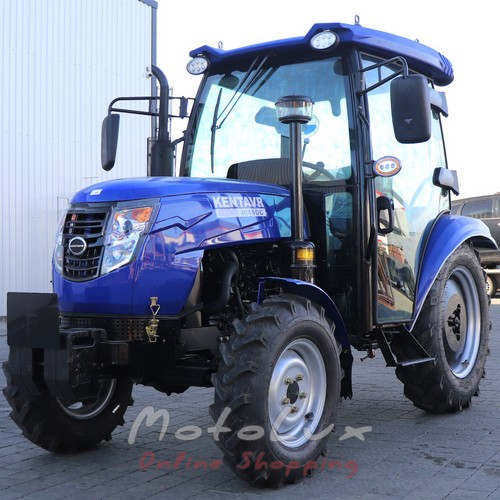 Traktor Kentavr 404 SDC, 40 LE, 4x4, 4 henger, 2 hidraulikus kimenet, blue