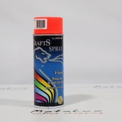 Фарба флуоресцентна Crafts Spray, червона (400ml)
