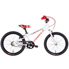 Gyermek kerékpár Formula 20 Slim, váz 10, AL, fehér n piros, 2022