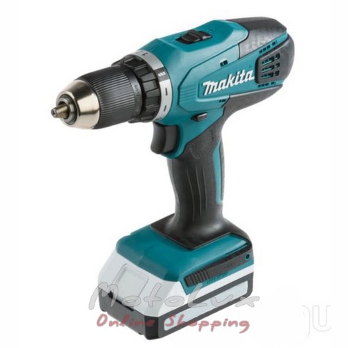 Rechargeable screwdriver Makita DF457DWE, 42N*m, 1400rpm