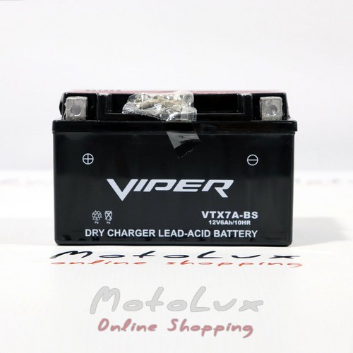 Battery Viper VTX7A-BS 6Ah, 12V 10Hr