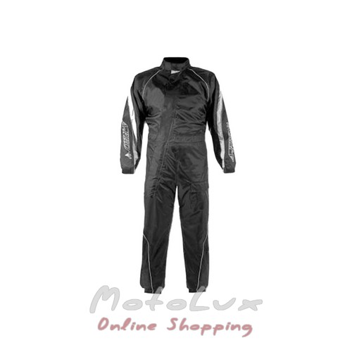 Raincoat Plaude Waterproof Suit, size XL, black and gray