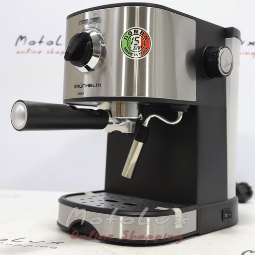 Кофеварка эспрессо Grunhelm GEC17, 850 Вт, 1 л.