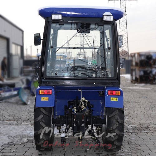 Traktor Foton FT 244НRXC 24 hp., 3 valce, 4х4, posilňovač riadenia, uzávierka diferenciálu, kabína, modrý