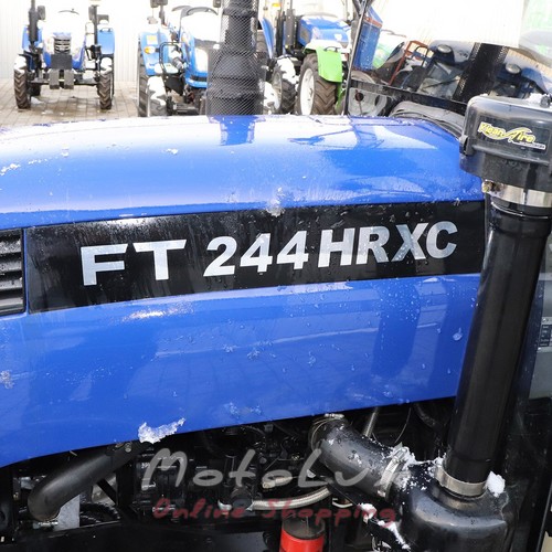 Трактор Foton FT 244НRXC 24 к.с., 3 цил., 4х4, ГУР, блок. диференціала, кабіна, синій