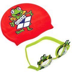 Набор для плавания детские очки и шапочка AR92295-000029