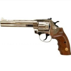 Револьвер флобера Alfa мод 461 6" 4 мм №9 никель, дерево
