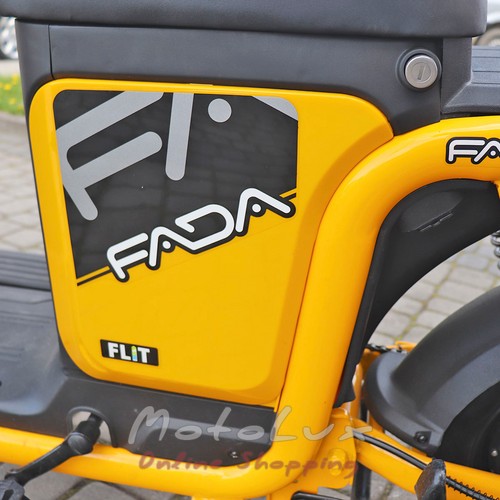 Dvojkolesový elektrobicykel Fada Flit II Cargo, 500W, žltý