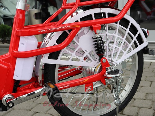 Электровелосипед Alisa Lux, колесо 22, 350 Вт, 60 В, red