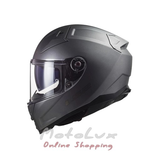 Motorcycle helmet LS2 FF811 Vector 2 Solid, size L, gray