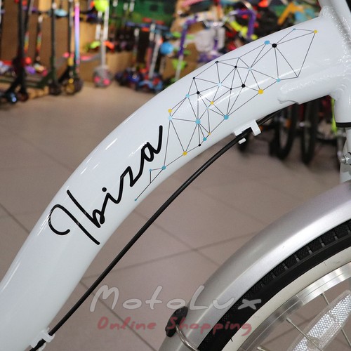Városi kerékpár Winner Ibiza 24, white, 2022