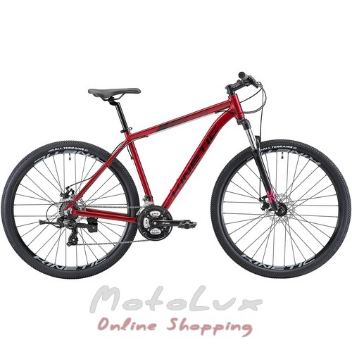 Kinetic Storm mountain bike, wheel 29, frame 22, red, 2023