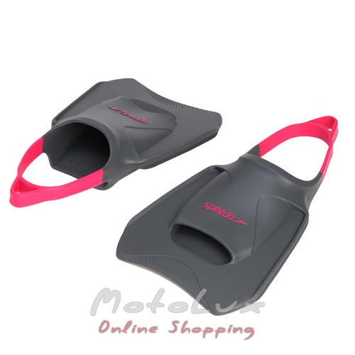 Training flippers with an open heel Speedo Biofuse Fitness, Pink