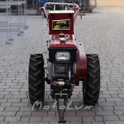 Walk-Behind Tractor Zarya SH 61E, 8 HP, Electric Starter, Plow + Rotavator