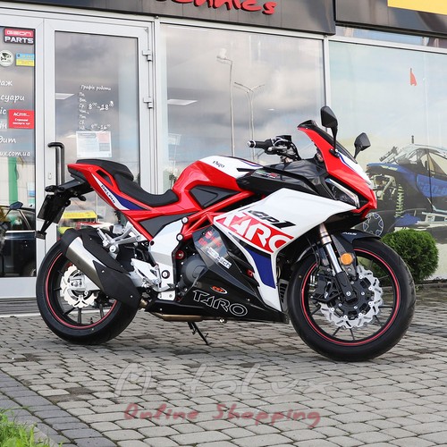 Мотоцикл Taro TR400 GP1, біло-червоний