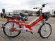Electric bicycle Alisa Lux, wheel 22, 350 W, 60 V, red