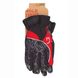 Gloves Green Cycle NC-2409-2014 Winter with closed fingers, size L, black n red