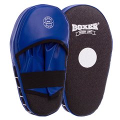 A mancs egyenes és hosszúkás Boxer 2008 01 kirza, 38x18x4,5 cm, fekete és kék