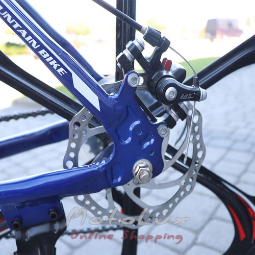 Гірський велосипед T26BLADE, колеса 26, рама 17, синій