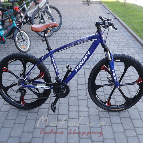 Горный велосипед T26BLADE, колеса 26, рама 17, синий